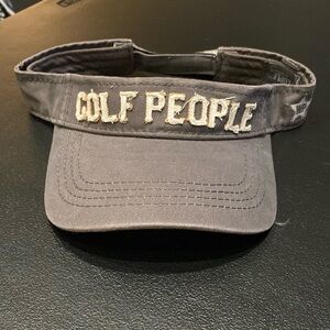 Golf People visor, dark gray